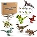 Produktbild BeebeeRun Dinosaurier Figuren 8 PCS Welt Dinosaurier Kunststoff Dinosaurier Spielzeug für Kinder 3 4 5 6 Jahre Dinosaurier Bausteine Kindergeburtstag Party Dekoration