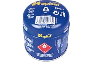 Kapital KBUT200N - Cartucho Gas Butano 190G C/Limitador