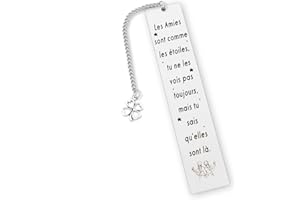 BLUCKINCLE Cadeau Meilleure Amie,Cadeau Amie Meilleure Amie,Marque-Page Amie,Cadeau Amie Noel Cadeau Cadeau Copine Cadeau Amie Femme Cadeau Pour Une Amie Cadeau Copine Amitié Cadeau Noel Femme