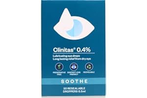 ALTACOR Clinitas Preservative Free Lubricant Eye Drops 30 x 0.5ml, White