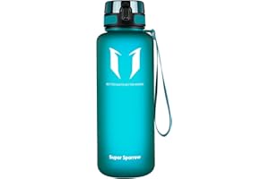‎SUPER SPARROW Super Sparrow Trinkflasche - 1.5L - Wasserflasche Auslaufsicher -Sportflasche BPA-Frei | Schule, Sport, Wasser, Fahrrad