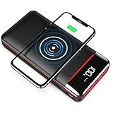 ✔【Sicherheit Zuerst】 Wireless Power Bank Unterstützt überladenen, überentladenen, Überspannungs-, Überstrom- und Kurzschlussschutz. Schützt Ihre digitalen Geräte perfekt vor einem Aufladungsunfall.