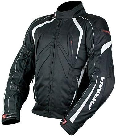 Armr Moto Shiro Waterproof Motorcycle Jacket Black - XXLarge