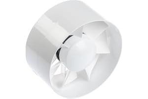 Steinberg14 Ø 150mm Ventilador Extractor de Aire de Conductos de Ventilacion para Baño, Invernadero, Garaje, de Plastico