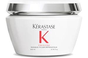 KÉRASTASE KERASTASE Première - Masque Capillaire Filler Réparateur - Soin Réparateur Anti-Casse - 98 % de Casse en Moins - +86 % d'Hydratation - Sans Parabène - Cheveux Abîmés - 200 ml