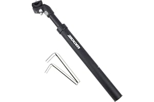 Yongness Tige de Selle à Suspension pour vélo,Tige de Selle à Suspension à Ressort, diamètre 27,2mm, 30,9mm,31,6 mm, adaptée aux vélos électriques,VTT,Descente, vélos de Ville