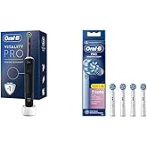 Oral-B Rechargeable/Electric Toothbrush Vitality Pro Black Protection and Cleaning + Oral-B Sensitive X-Filament Rechargeable Toothbrush Y