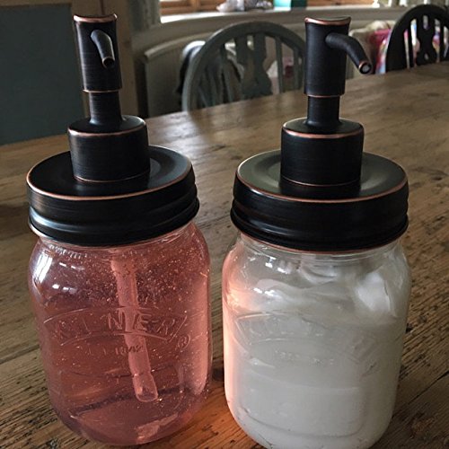 Vintage Seifenspender (Edelstahl kein Rost | Unsere Garantie) | Kilner | 500 ml | Country Style Glas | Ready to go | ecojars - 5