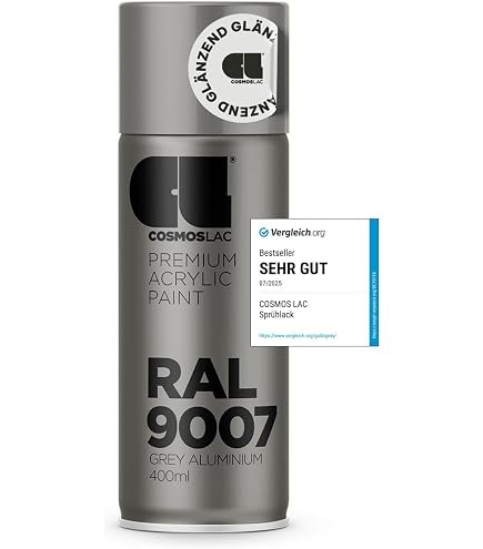 FORCH Lackspray Graualuminium RAL 9007 – 400 Ml, Kraftstoff- Und Witterungsbeständig