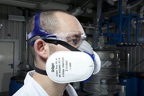 Dräger Schutzbrille X-pect 8330 Scheibe aus PC UV-Schutz: 99,9% Bügelbrille CE-zertifiziert incl. Antikratz+Antibeschlag - 5