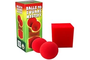 TOUR DE MAGIE Balle en Mousse Rouge en Cube mystère