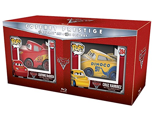 COFFRET PRESTIGE BD 3D+2D CARS 3 + FIGURINES AMAZON [Blu-ray]