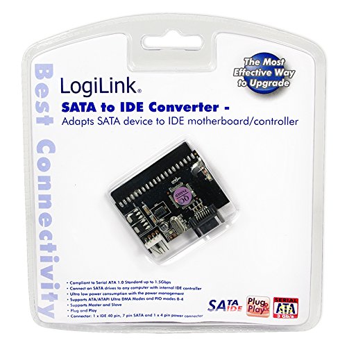 LogiLink IDE ATAPI (PATA) zu SATA Converter Adapter schwarz - 2