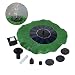 Produktbild OUNONA Zimmerbrunnen Solar Springbrunnen Solatec Solarbetriebene Bird Bath Brunnenpumpe 1.4W Lotus Blatt Wasserpumpe,Outdoor Bewässerung Tauchpumpe für Teich,Pool,Garten,Aquarium
