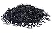 Clear Pouch of approx 600 Small Mini Hair Elastics Rubber Braiding Bands for Dreads Cornrows Braiding (Black)