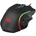 Redragon Griffin M607 Wired USB Gaming Mouse with 7 Programmable Buttons / 7200 DPI/RGB Lighting for Windows/Mac PC