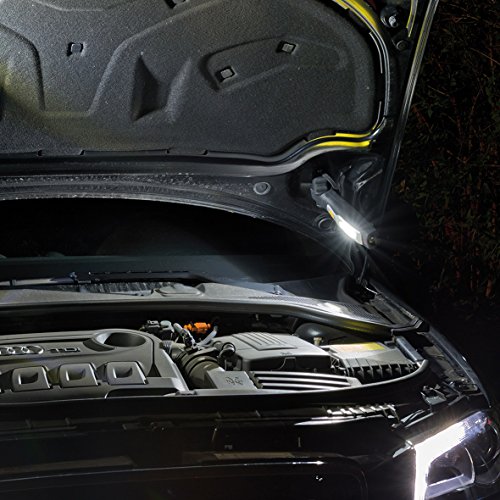 Brennenstuhl LED Taschenlampe mit Akku / Multifunktionsleuchte mit 6 hellen SMD-LED (3 Stunden Leuchtdauer, inkl Netzteil und Ladekabel) Farbe: schwarz - 10