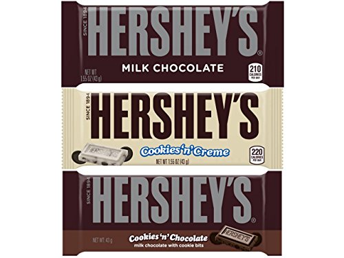 Hershey's Variety Riegel Mix (Milk Chocolate, Cookies'n Cream, Cookies'n Chocolate) Hershey's Variety Riegel Mix (Milk Chocolate, Cookies'n Cream, Cookies'n Chocolate)