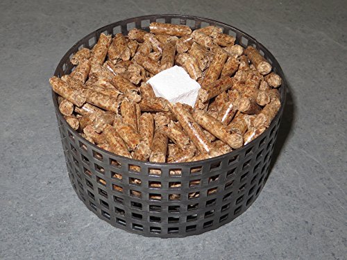 Anzündhilfe für Kaminöfen – Direktanzünder auch für große Holzscheite u. Briketts – Pelletkorb – Kaminkorb – Schnellanzünder – Anzünder – Ofenanzünder – Kaminzubehör – Pelletskorb – Anzündholz - 3