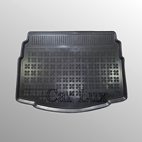 Car Lux AR02526 - Alfombra Cubeta Protector cubre maletero de goma y enrollable PREMIUM