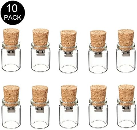 Yaxiny 10PCS Cute Drift Bottle 3.0 USB Flash Drive Memory Stick Storage U-disk Xmas Gift (3.0/32GB)