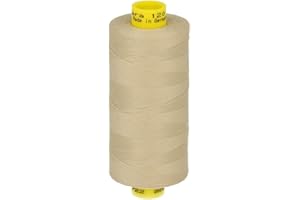 GÜTERMANN GMBH Gütermann Hilo Mara 120 - Hilo de coser (poliéster, 1000 m, resistente a los rayos UV), color arena