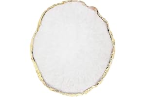 TEOYALL Harz Nagel Kunst Palette Maniküre Gemalt Palette Nagellack Farbmisch Palette Nagelmalerei Display Fach Nagel DIY Zubehör (Weiß)