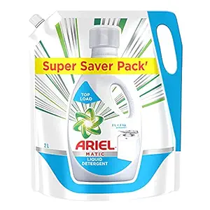 Ariel Matic Liquid Detergent Top Load Refill Pouch, 2 Litre