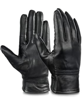 Vbiger Lederhandschuhe Winter Handschuhe Outdoor Handschuhe für Damen