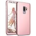 Produktbild Galaxy S9 Plus Hülle,Galaxy S9 Plus Schutzhülle,KunyFond 360 Grad Silikon Schutzhülle [Front + Back Rundum Double Protective],360 Grad Komplettschutz Vorder und Rückseiten Silikon Hülle + Panzerglas Ganzkörper-Koffer Double Side Full Body Vorne Hinten Beidseitiger 360°Schutz TPU Handyhülle Stoßdämpfend Komplette Gehäuse Crystal Clear Dünne Weichem Flexible Silikon Handy Gürtel Tasche Hülle Case Cover Fall-Abdeckung Etui TPU Bumper Schale für Samsung Galaxy S9 Plus,Roségold