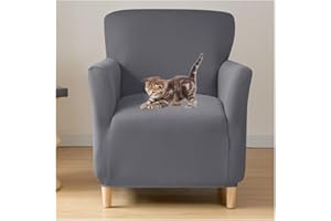 UYEOCO Copripoltrona 1 Posto con Braccioli Relax Reclinabile Universale Copri Poltrona Elasticizzato Lavabile Rimovibile Fodera per Poltrona Poltroncine Relax Copertura per Poltrona Elettrica Reclinabile ( C