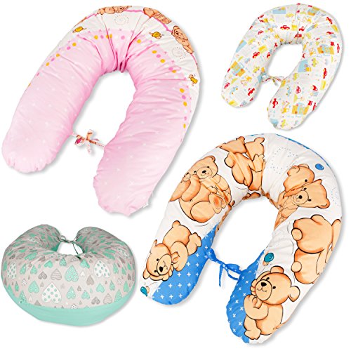 XXL Stillkissen Lagerungskissen Seitenschläferkissen Baby 190 cm 25 Designs NEU - 2