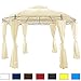 Produktbild Pavillon beige 350 cm - Gartenzelt Gartenlaube Zelt