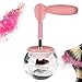 Produktbild Makeup Brush Cleaner and Dry Honor-Y Automatic Makeup Brushes Drier 360 Degree Rotation with 8 Rubber Collars ( Pink )