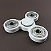 Produktbild Fidget Spinner Star Brass Hand Toy Finger Bar EDC Pocket Desktoy Weiss ADHS 3D Druck