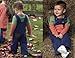 Green Nippers Baby Boy's Organic Cotton Dungarees with Roll Up Legs Dungarees Blue 3 - 6 Months