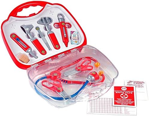Theo Klein 4395 - Rescue Team Max & Dr. Kim Doctor Case Transparent, Toy