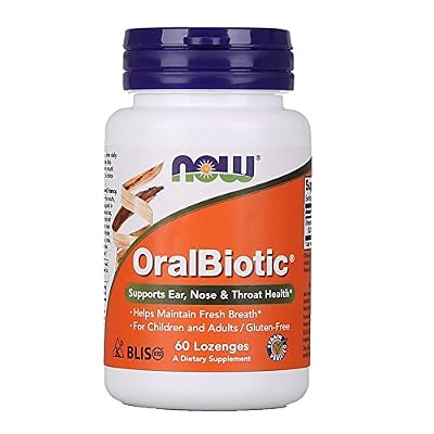 NOW Foods - OralBiotic Blis K12 Promotes Healthy Oral Bacteria - 60 Lozenges by Now Foods