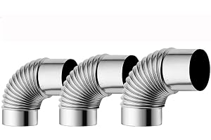 Rökrör, Kamin Rökrör Rostfritt Stål Rökrör Armbåge Regnlock Rör Skorstensfoder Rökkanal For Kamin Skorsten Rökgasrörvärmare A