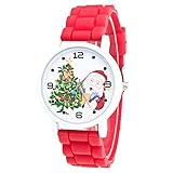 Junjie Dame Analog Armbanduhr Männer Herren Fitness Frauen Vogue TischuhrSmartwatch wasserdicht Schön und zart Weihnachten ältere Muster Solides Edelstahl Armband Sport Leather Freizeit Kinder