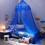 moskitonetz betthimmel doppelbett ♤ GRÖSSE: Das Bett Baldachin verfügt über eine Öffnung für einen einfachen Einstieg. Geeignet für Bett von 1 / 1.2 / 1.5 / 1.8 / 2m. Durchmesser und Länge sind auf ca. ， Durchmesser eingestellt: 65 cm; Länge: 250 cm. Haltbare und maschinenwaschbare Netze bieten Kindern eine wunderbare Ecke zum Schlafen, Lesen von Büchern und Spielen.