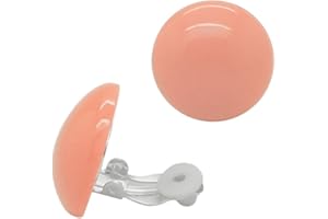 Soul-Cats 1 Paar Ohrclips aus Plastik in vielen Farben und Pastelltönen