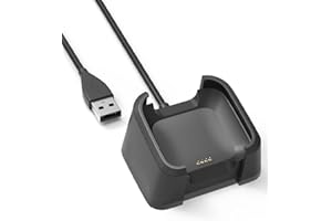 Bicmice Charger for Fitbit Versa/Versa Special Edition(SE)/Versa Lite Watch USB Magnetic Charging Cable Stand Replacement for Fitbit Versa Charger(1M/3.3Ft)