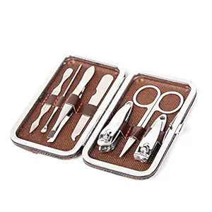 Hellboy Grooming Kit 7 in 1 Professional Manicure Pedicure Set Nail Clipper Set,