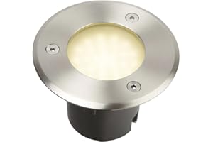 Spot Led Encastrable Exterieur 230V Blanc Froid -IP65, 3W - Spot LED Etanche, Jardin Exterieur- Spot Encastrable Led Terrasse - 10 cm diamètre - LUMIHOME