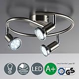 Lámpara de techo en forma de espiral I Foco LED para techo I Incluye 3...