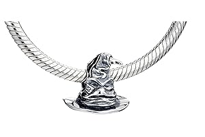 Harry Potter Oficjalna zawieszka w kształcie czapki sortującej ze srebra wysokiej próby od The Carat Shop, Srebro wysokiej próby