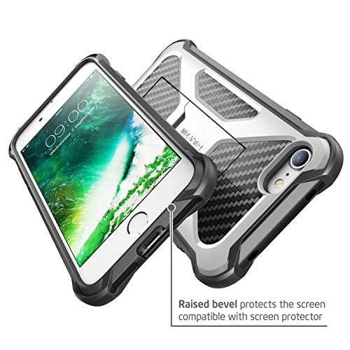 Funda Apple iPhone 7  Carcasa para Apple iPhone 8  i-Blason Transformer con soporte  robusto  y clip de sujeci  n para cintur  n giratorio para Apple iPhone 7 2016  Apple iPhone 8 2017