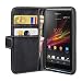 Produktbild PEDEA Bookstyle Hülle für Sony Xperia L Tasche, schwarz