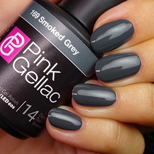 Pink Gellac Smoked Grey 15ml Gel Nail Polish by Pink Gellac